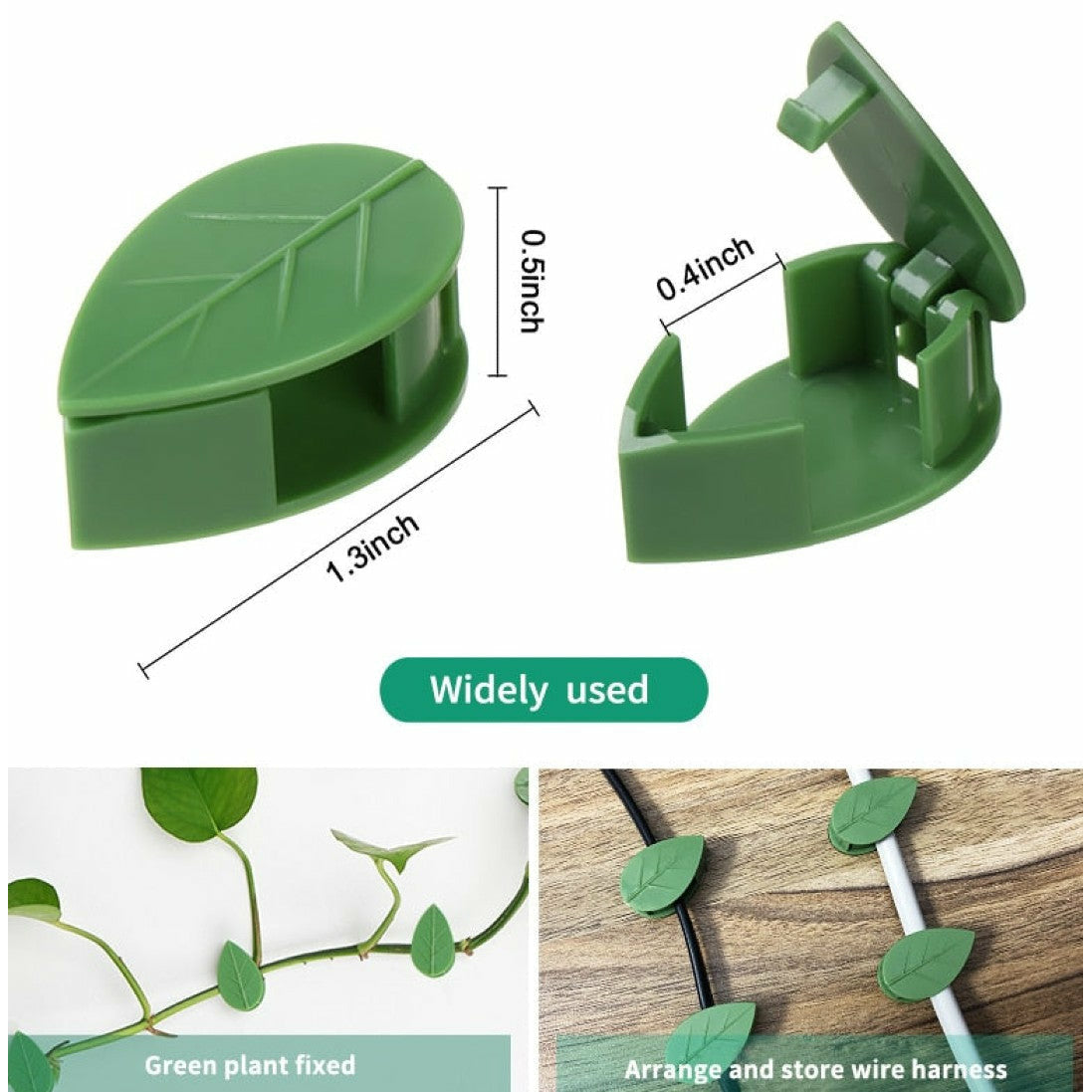 Trailing Plants leaf clips green